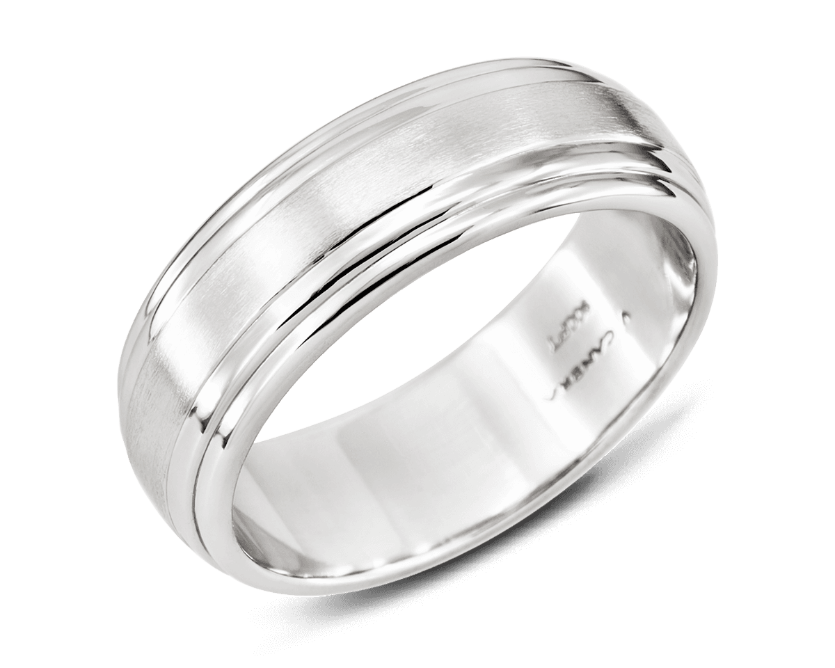 Men's Double Edge Wedding Band